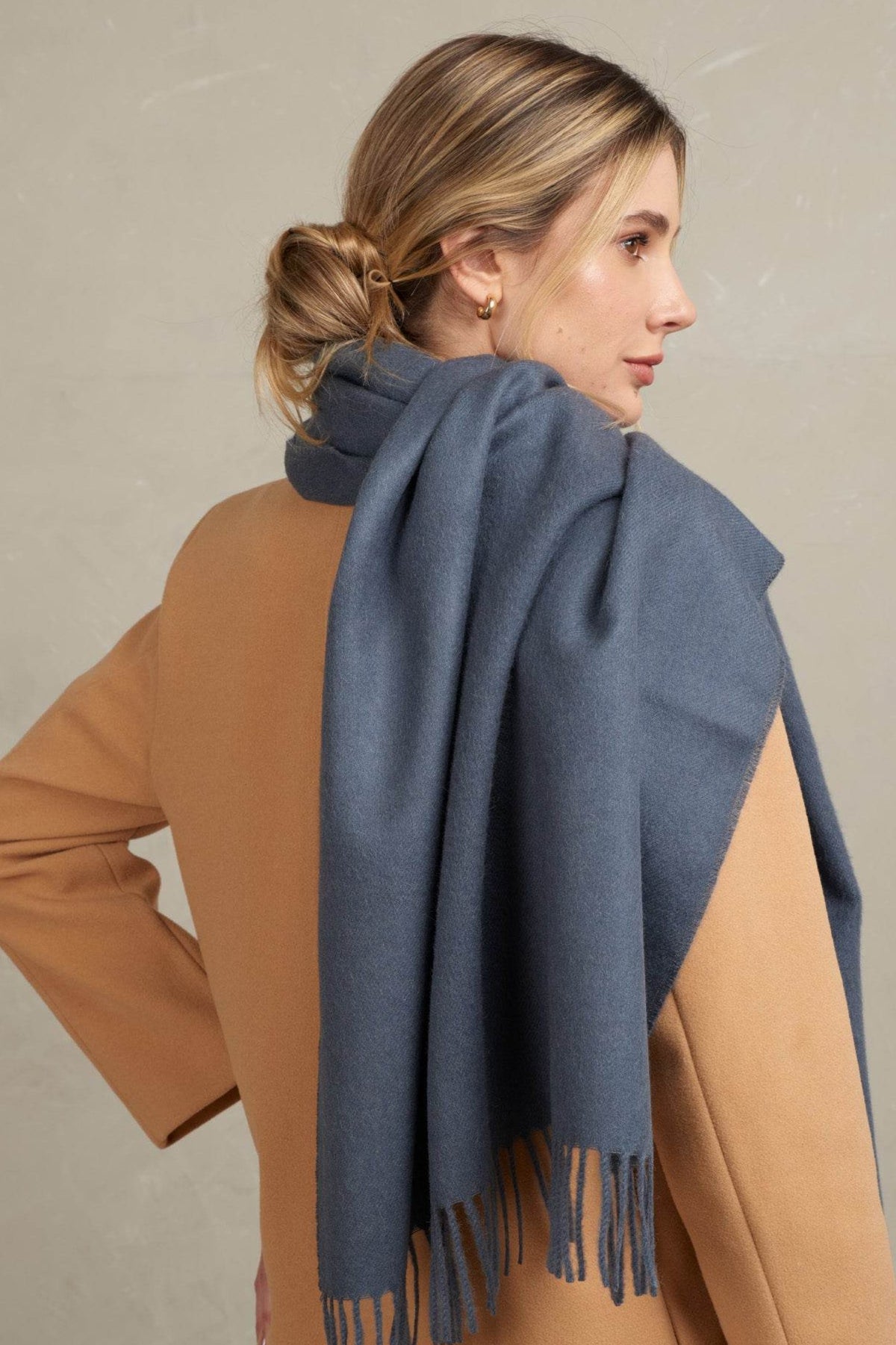 BABY ALPACA SHAWL - FYORD - INKA FABRIC, Alpaca & Pima Cotton