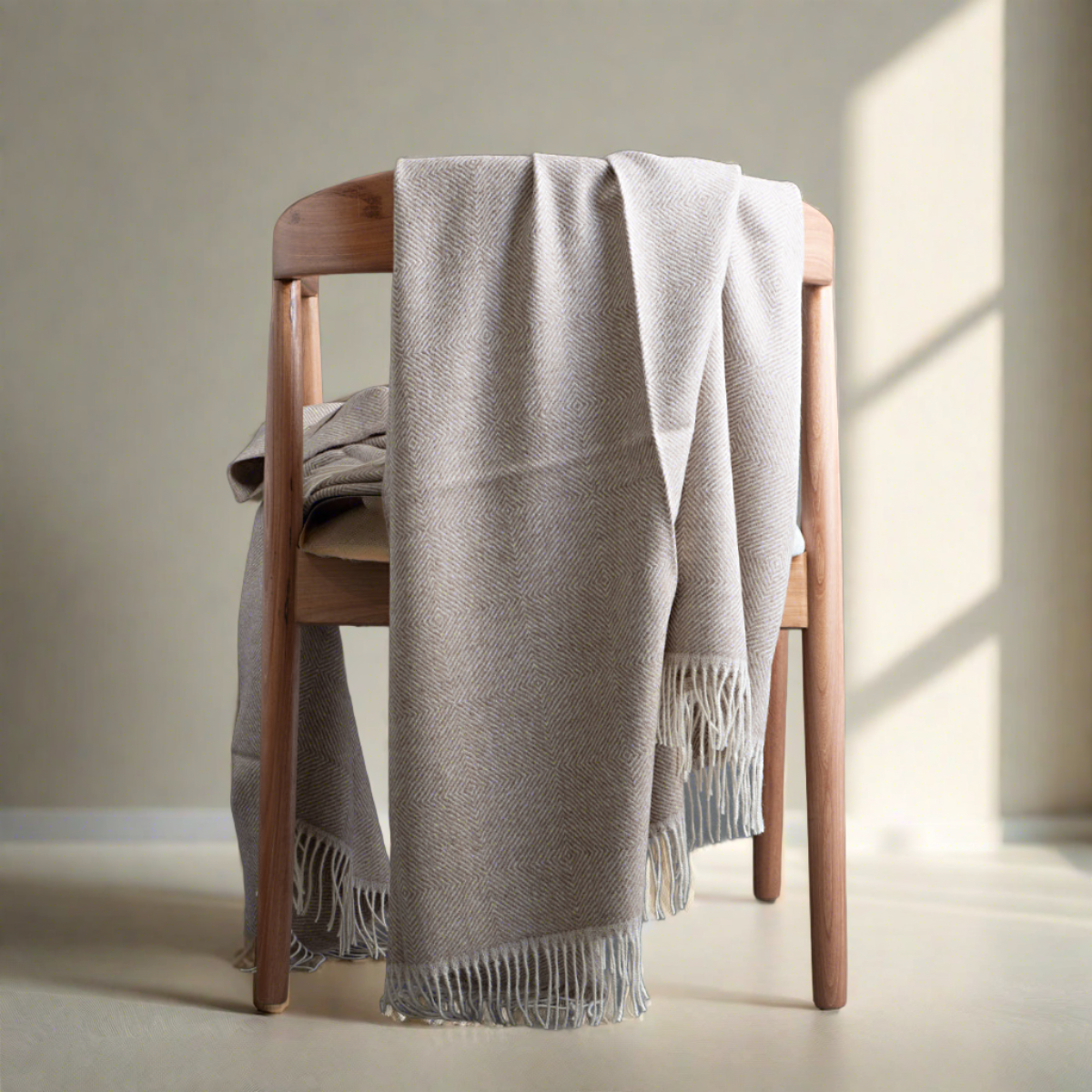 grey and white peruvian alpaca blanket sell in the uk