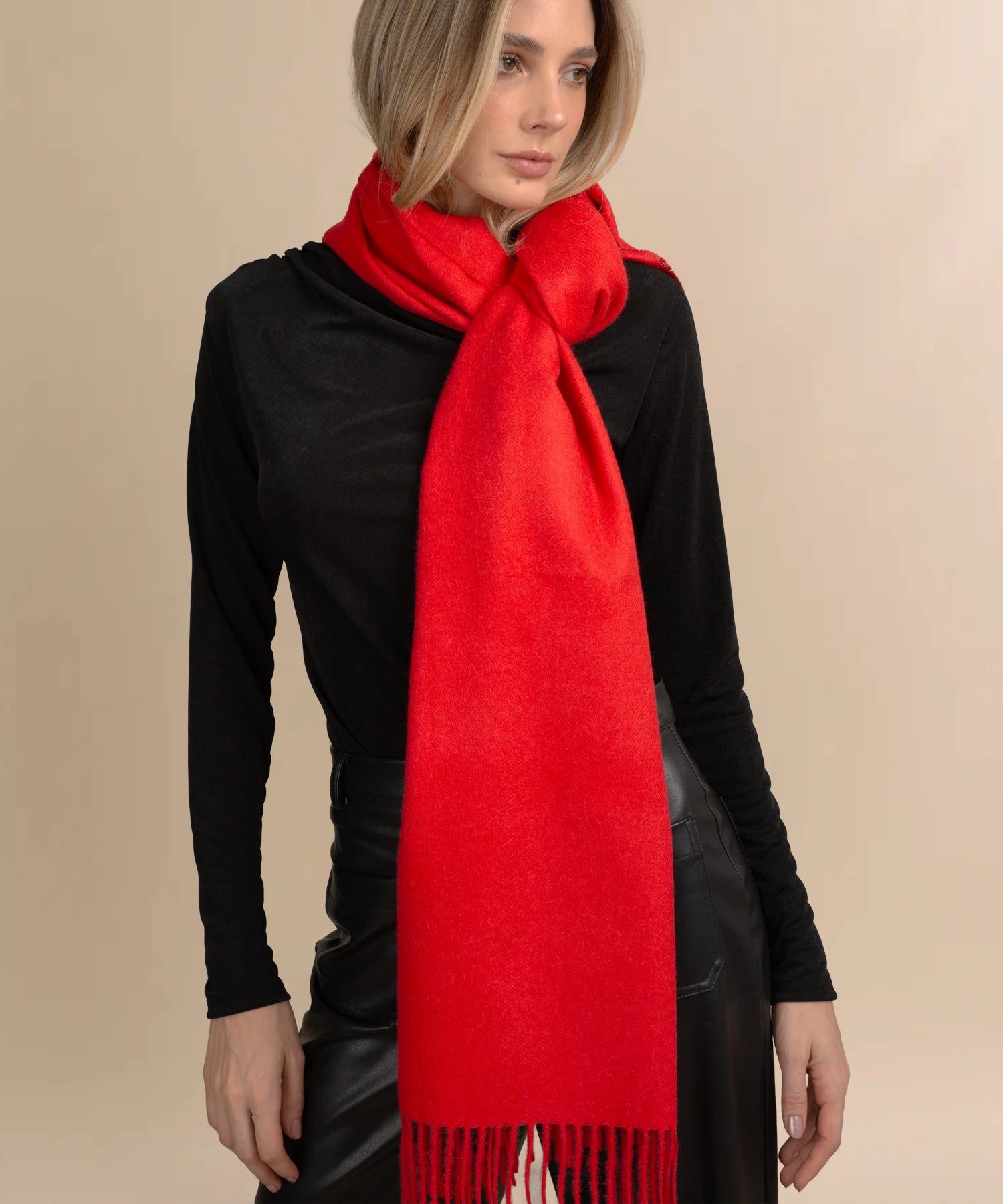 red scarf