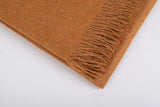 Blanket made of Peruvian alpaca wool super soft and hypoallergenic, colour mustard. Price £160.00