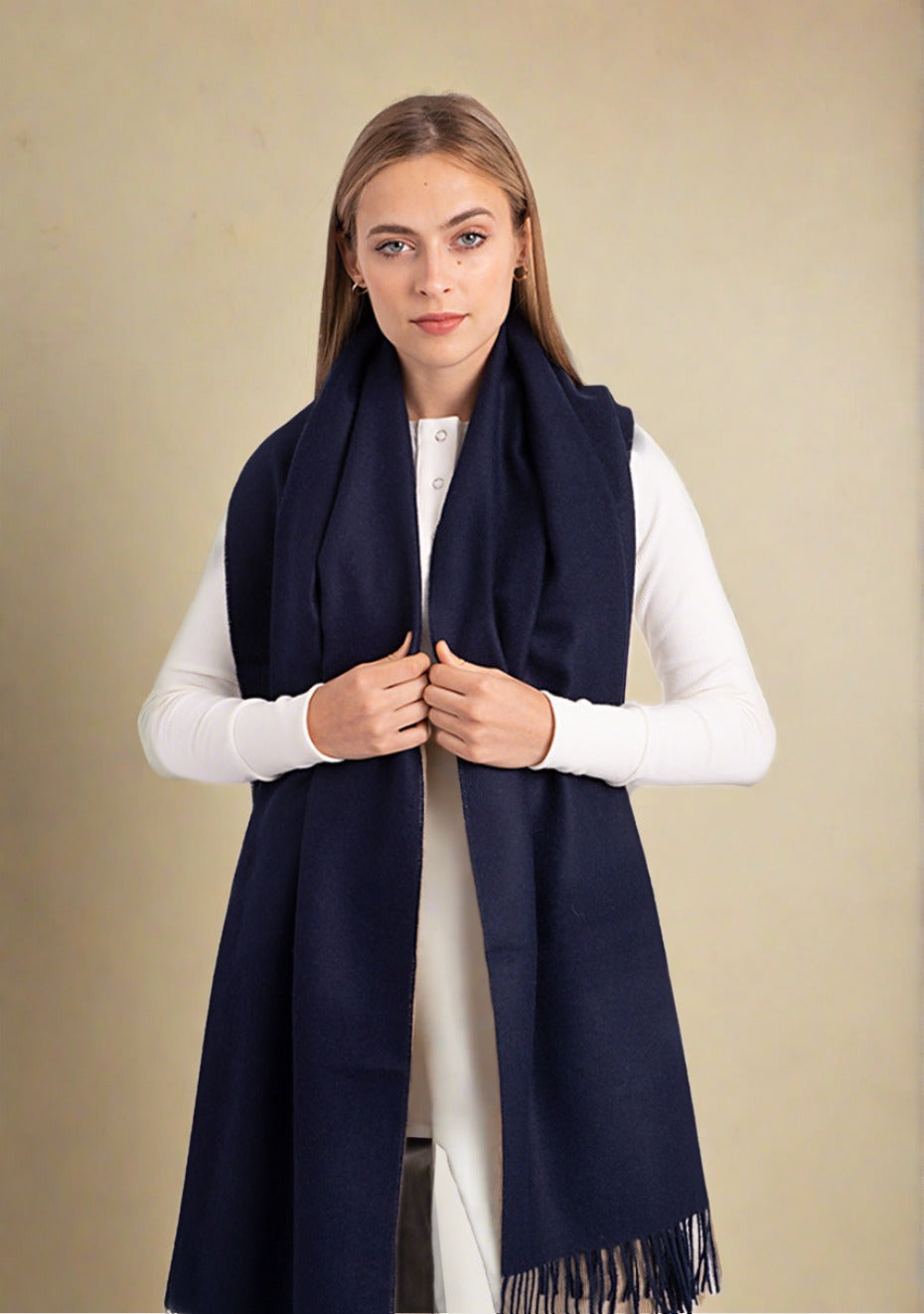 alpaca scarf made in Peru 